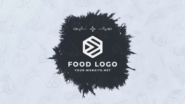 Videohive Food Logo Reveal 56512293