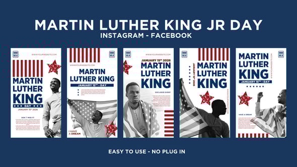 Videohive Martin Luther King Jr Day Instagram Stories