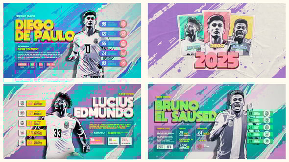 Videohive Sport Player Profile Promo