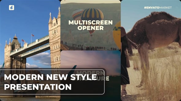 Videohive Multiscreen Slideshow | Split Screen Opener