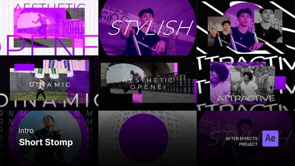 Videohive Intro/Opening – Short Stomp After Effects Project Files