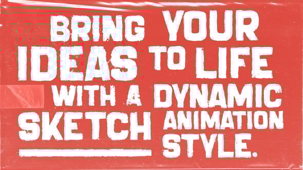 Videohive Sketch Effect Hand-Drawn Style