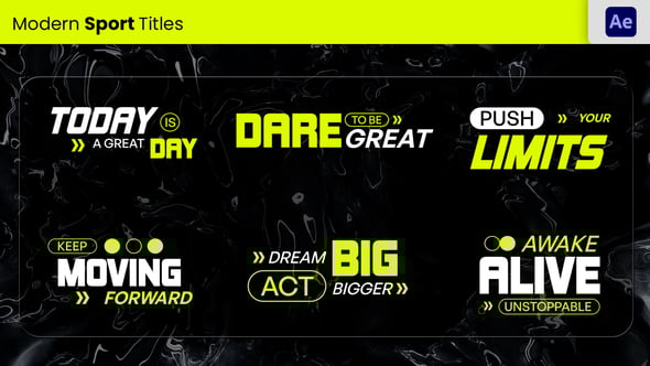 Videohive Sport Title