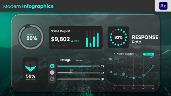 Videohive Modern Infographics 56637813