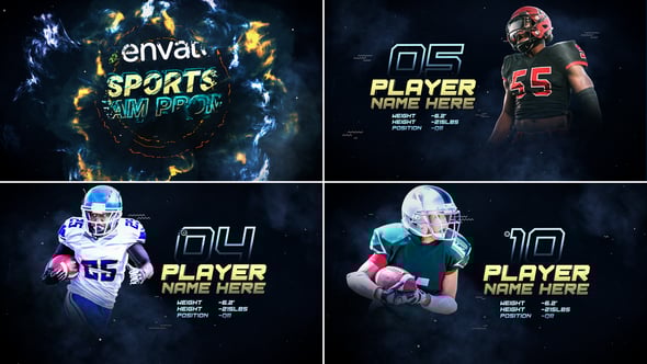Videohive Sports Player Introducing // Personal Highlight // Player Profile