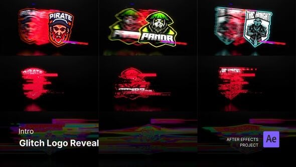 Videohive Intro/Opening – Glitch Logo Reveal After Effects Project Files
