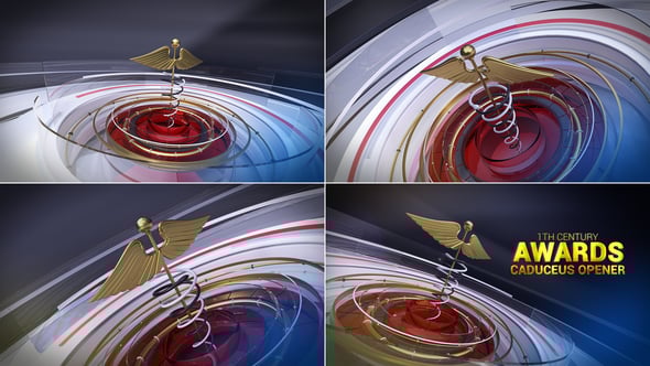 Videohive Medical Show Opener // Awards Caduceus Opener