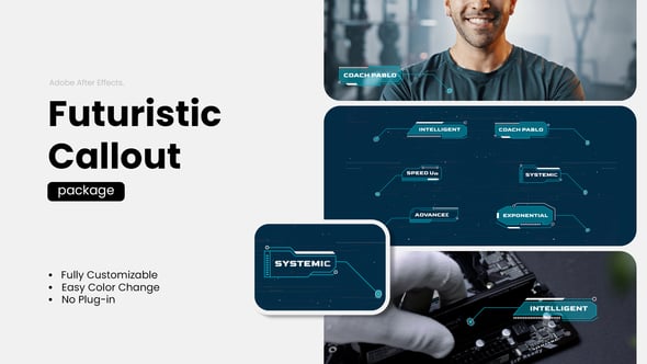 Videohive Futuristic Call Outs