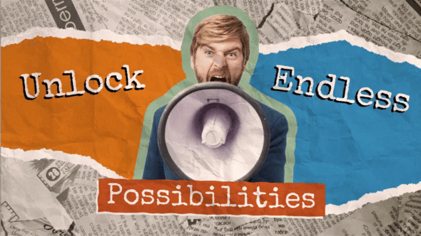 Videohive Collage Style Opener | Retro Art Slideshow