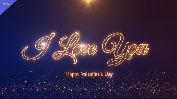 Videohive Valentine I Love You