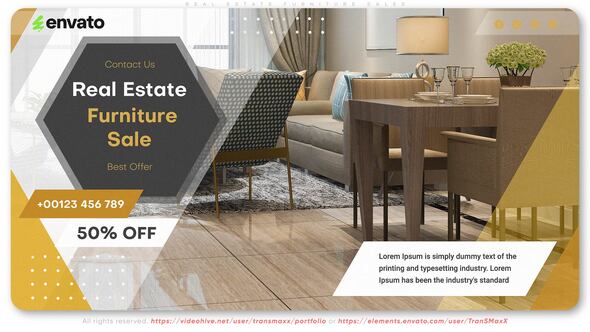 Videohive Real Estate Furniture Sales