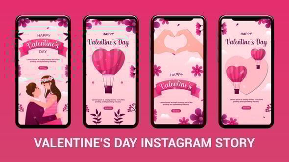 Videohive Romantic Valentines Day Instagram Story Template
