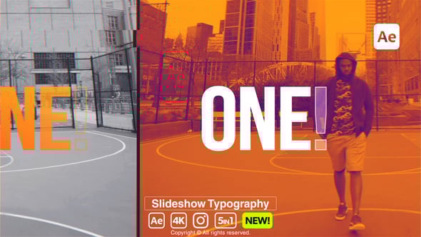 Videohive Slideshow Typography