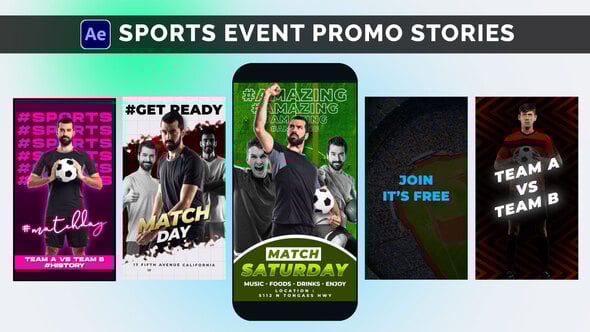 Videohive Sports Event Promo Stories