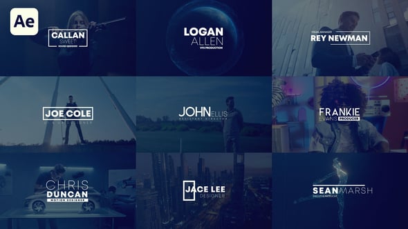 Videohive Text Titles Typography