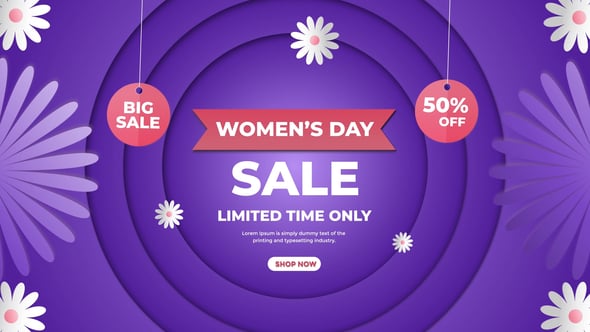 Videohive Womens Day Sale Intro