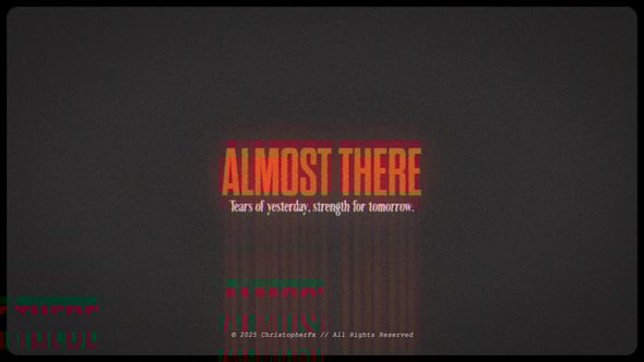 Videohive Almost There – Cinematic Motivational Opener