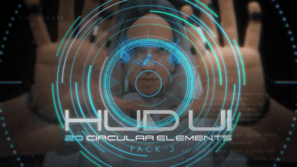 Videohive Hud UI Circular Elements – Pack 3