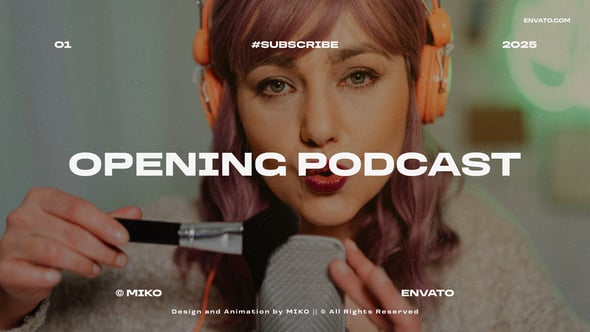 Videohive Opening Podcast