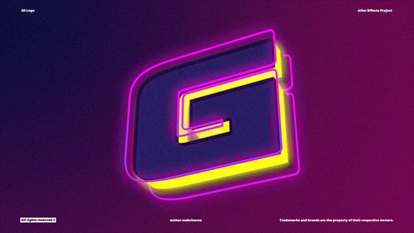 Videohive 3D Logo – Logo Intro