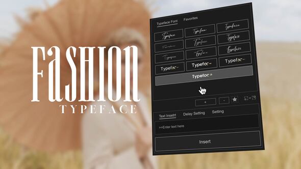 Videohive Animated Typeface – Fashion 01