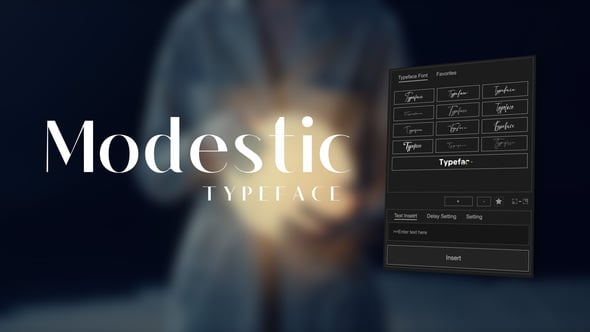 Videohive Animated Typeface – Modestic