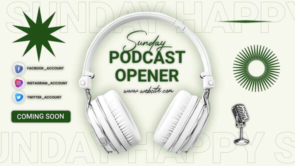 Videohive Podcast Opener 56367477