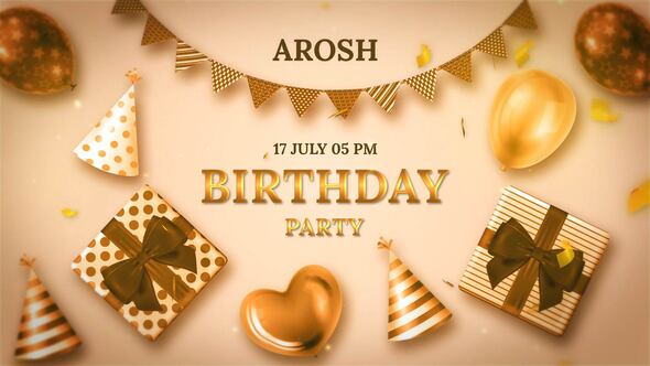 Videohive Happy Birthday Party