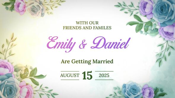 Videohive Wedding Invitation 56655428
