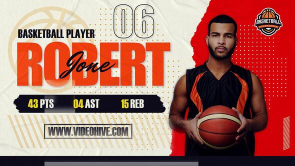 Videohive Basketball Player Intro 56706395