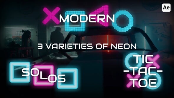 Videohive Neon Titles | AE
