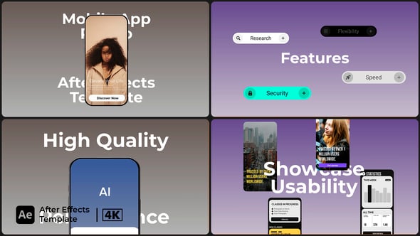 Videohive App Promo 4K Showcase