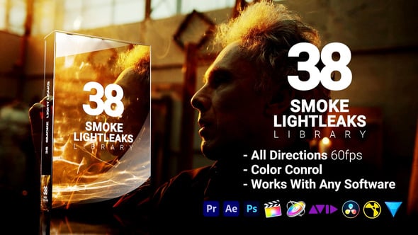 Videohive 3D Smoke Light Leaks Overlays