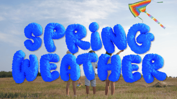 Videohive Dark Blue Textured Neon Typography