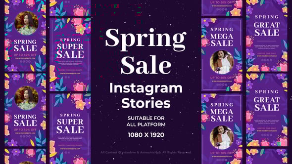 Videohive Spring Sale Instagram Stories 57056684
