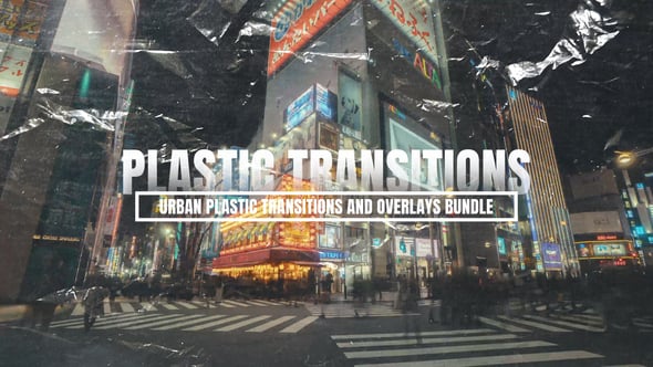 Videohive Urban Plastic Transitions And Overlays Bundle