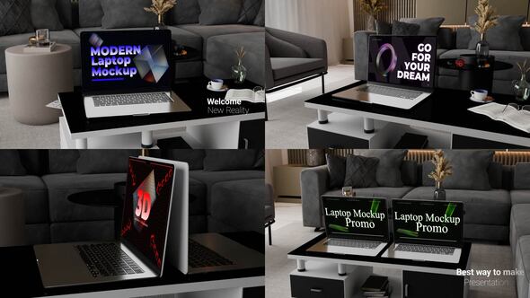 Videohive Laptop Mockup Promo 57171545