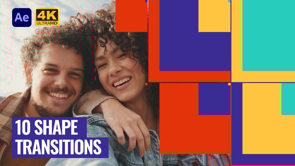 Videohive 10 Shape Transitions