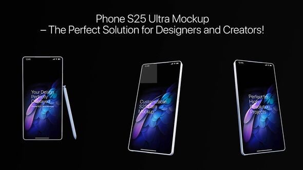 Videohive Your Design, Perfectly Displayed – Phone S25 Ultra Mockup