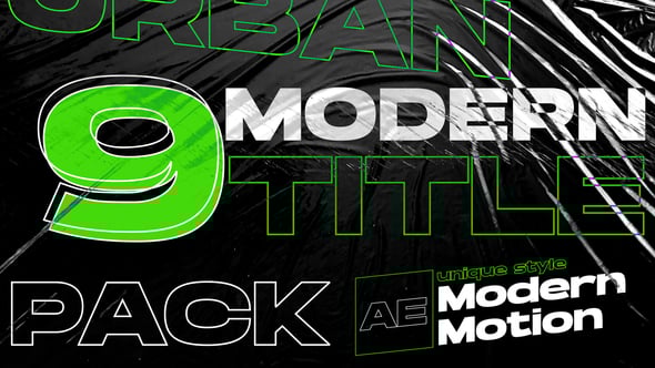 Videohive Modern Titles | AE 57131445