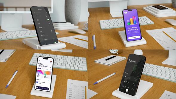 Videohive Office Phone Mockup