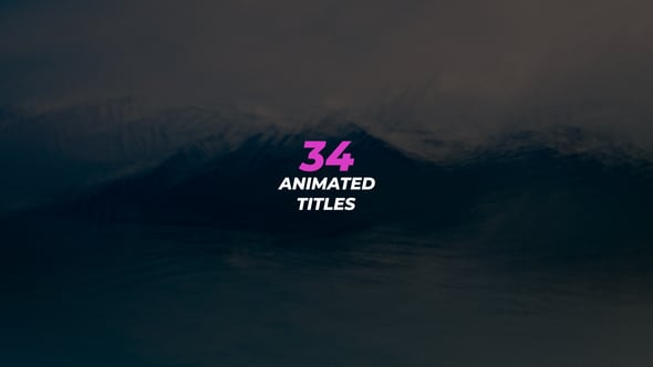 Videohive Animated Titles Pack | AE 57087483