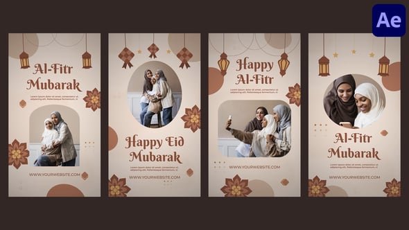 Videohive 4 in 1 Eid Al-Fitr Instagram Stories