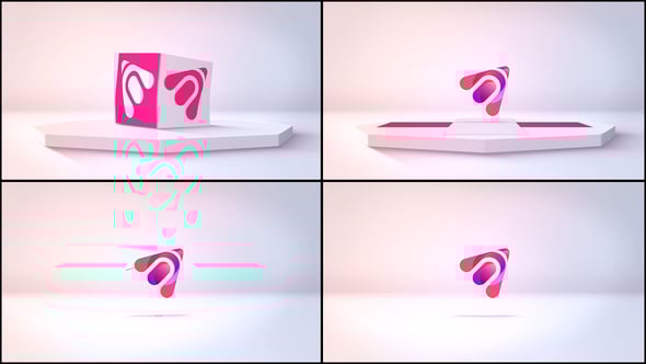 Videohive 3D Box Logo Reveal 56389629
