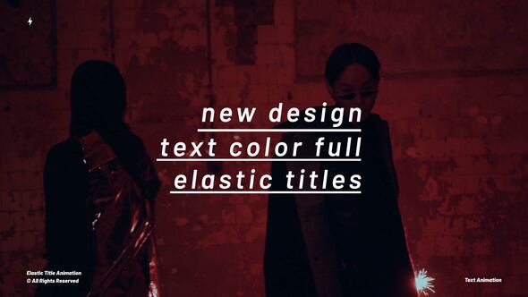 Videohive Elastic Titles | After Eeffects 56342725