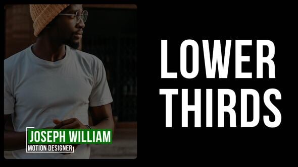Videohive Lower Thirds | AE |