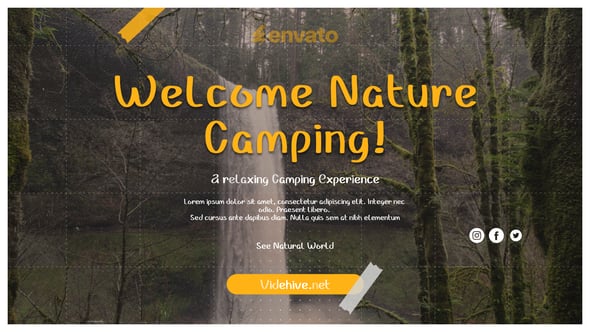 Videohive Camping Slideshow