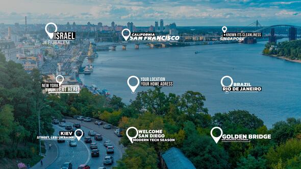 Videohive Location Titles | AE |