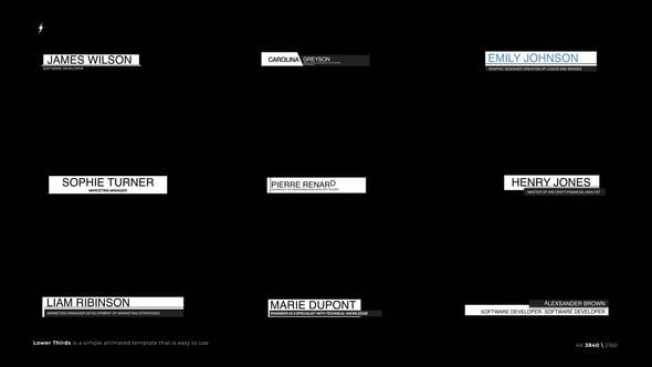 Videohive Lower Thirds 6.0 | After Effects