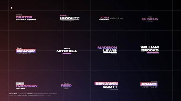 Videohive Lower Thirds 4.0 | After Effects 56993106